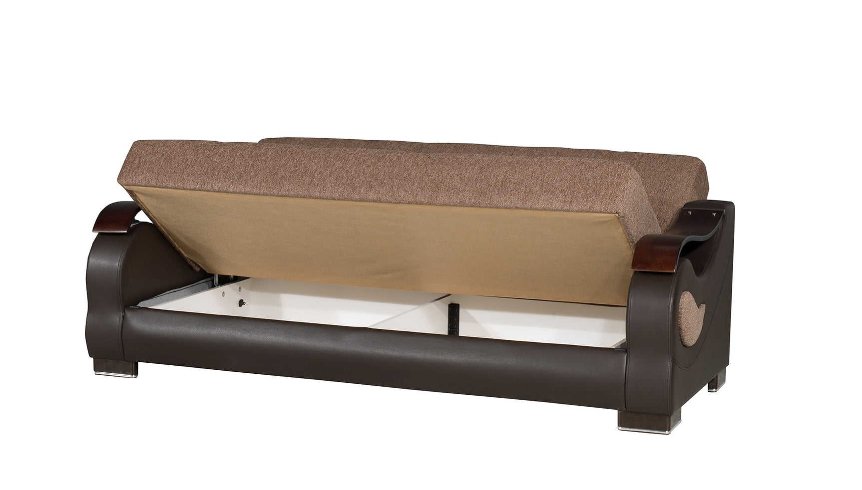 Dorian Sport Brown Full Sleeper Sofa - Ornate Home