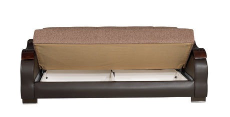 Dorian Sport Brown Full Sleeper Sofa - Ornate Home