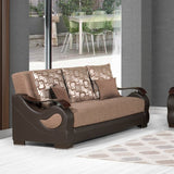 Dorian Sport Brown Full Sleeper Sofa - Ornate Home