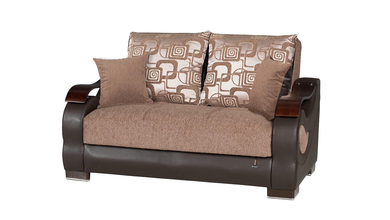 Dorian Sport Brown Loveseat - Ornate Home