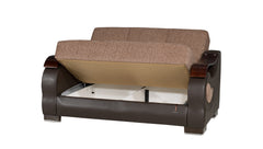 Dorian Sport Brown Loveseat - Ornate Home