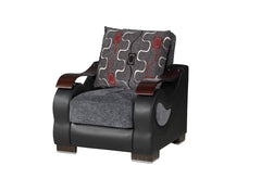 Dorian Sport Gray Armchair - Ornate Home