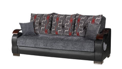 Dorian Sport Gray Full Sleeper Sofa - Ornate Home