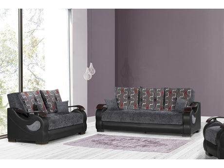 Dorian Sport Gray Living Room Set / 2pc - Ornate Home