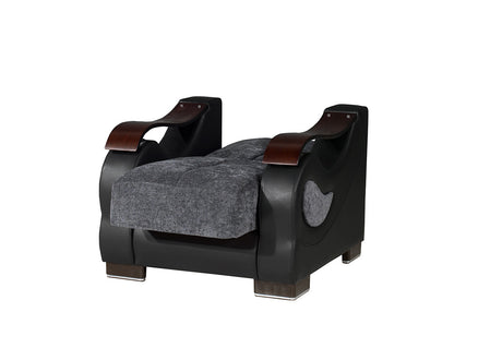 Dorian Sport Gray Living Room Set / 3pc - Ornate Home