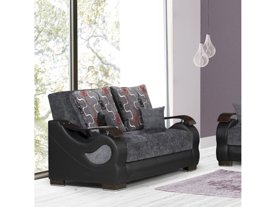 Dorian Sport Gray Loveseat - Ornate Home