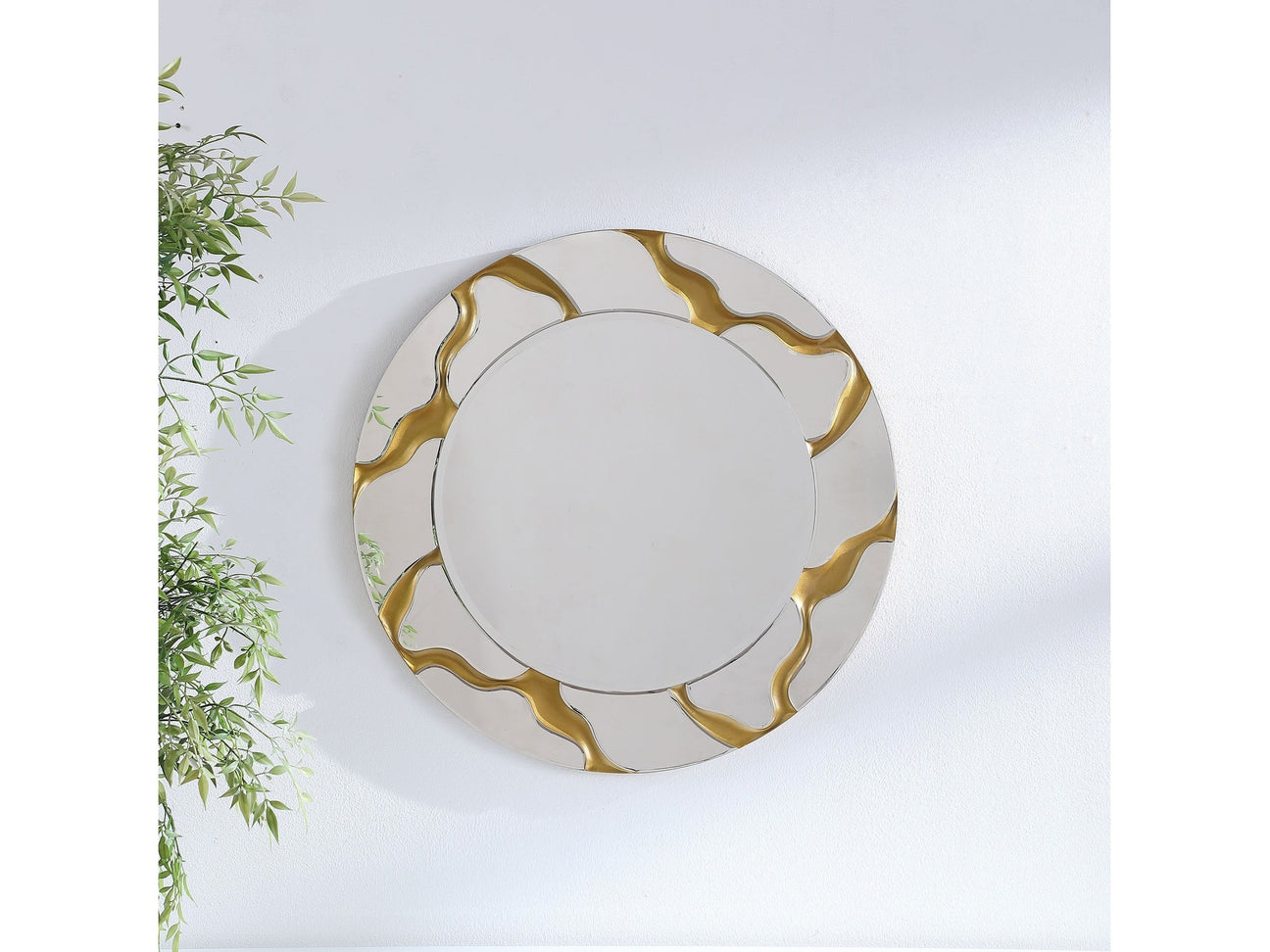 Dorinda Mirror/Gold Wall Mirror - Ornate Home