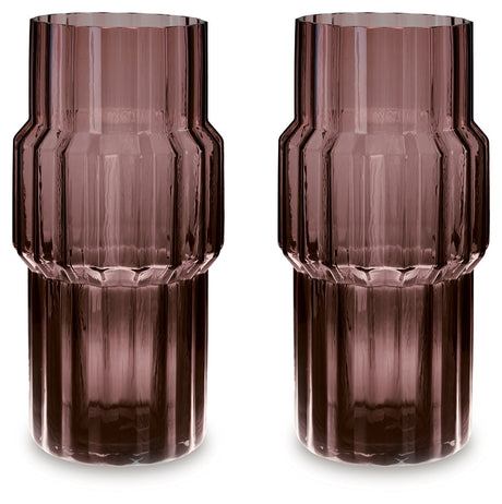 Dorlow Mauve Vase (Set of 2) (13.58"H) - Ornate Home