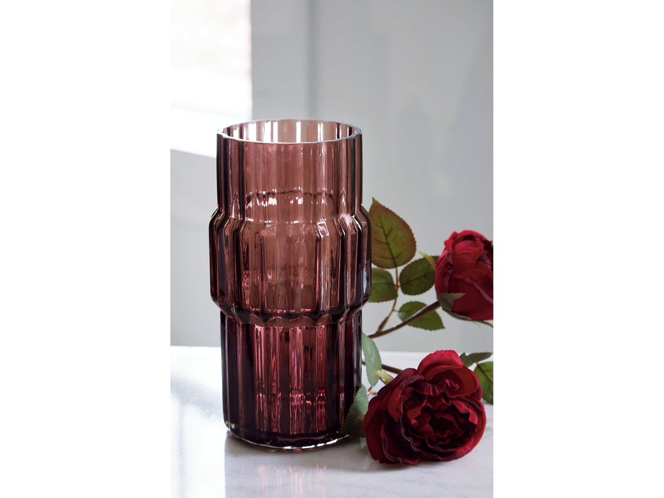 Dorlow Mauve Vase (Set of 2) (Online Special Price) (9.25"H) - Ornate Home