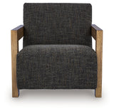 Dorney Charcoal/Brown Accent Chair - Ornate Home