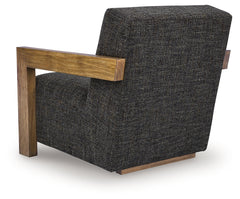 Dorney Charcoal/Brown Accent Chair - Ornate Home