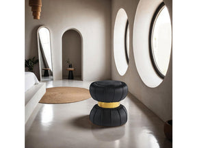 Dorothea Black Stool - Ornate Home