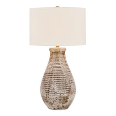 Dorothea Brown/Gray Textured Table Lamp - Ornate Home