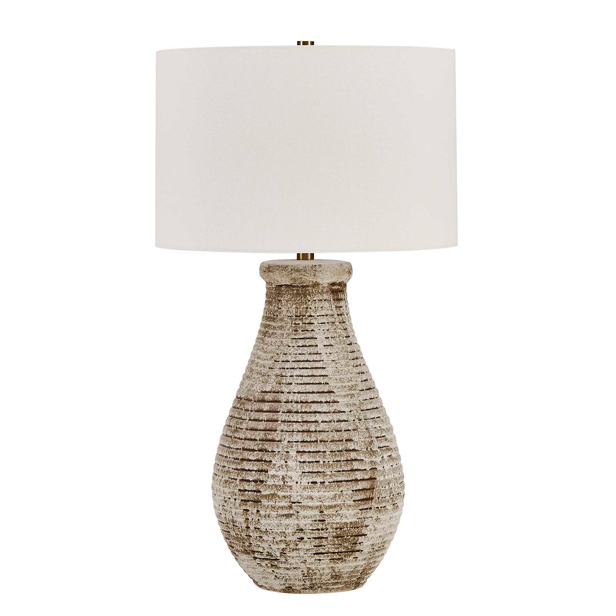 Dorothea Brown/Gray Textured Table Lamp - Ornate Home