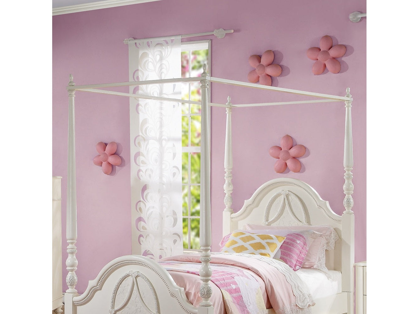 Dorothy Ivory Full Canopy - Ornate Home