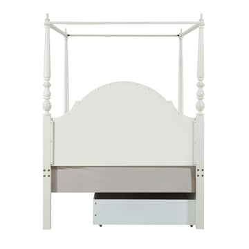 Dorothy Ivory Full Post Bed - Ornate Home