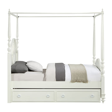 Dorothy Ivory Full Post Bed - Ornate Home