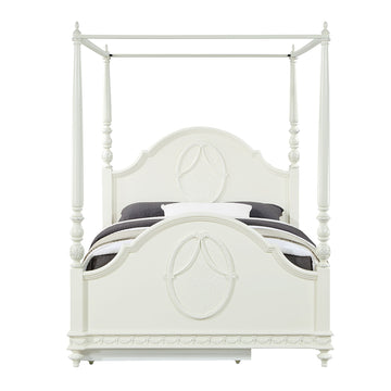 Dorothy Ivory Full Post Bed - Ornate Home
