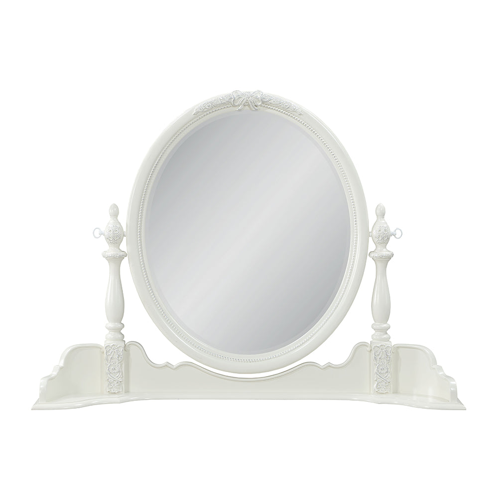Dorothy Ivory Mirror - Ornate Home