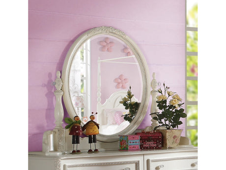 Dorothy Ivory Mirror - Ornate Home