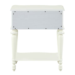 Dorothy Ivory Nightstand W/1 Drawer - Ornate Home