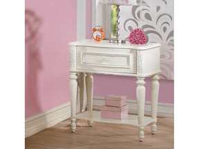 Dorothy Ivory Nightstand W/1 Drawer - Ornate Home