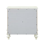 Dorothy Ivory Nightstand W/2 Drawers - Ornate Home