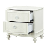 Dorothy Ivory Nightstand W/2 Drawers - Ornate Home