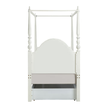 Dorothy Ivory Twin Post Bed - Ornate Home