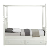 Dorothy Ivory Twin Post Bed - Ornate Home
