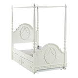 Dorothy Ivory Twin Post Bed - Ornate Home