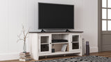 Dorrinson Antique White & Gray 60" TV Stand (Online Special Price) - Ornate Home
