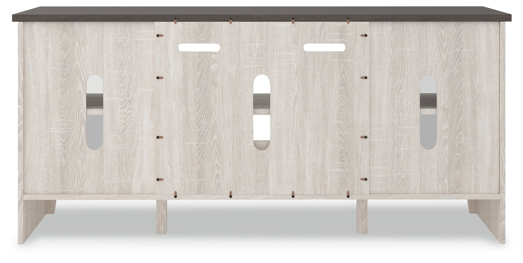 Dorrinson Antique White & Gray 60" TV Stand (Online Special Price) - Ornate Home