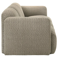 Dorset Brown 2-piece Upholstered Round Track Arm Sofa Set - Ornate Home