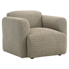 Dorset Brown 3-piece Upholstered Round Track Arm Sofa Set - Ornate Home