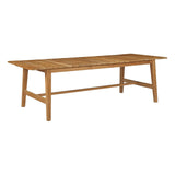 Dorset Natural Outdoor Patio Teak Dining Table - Ornate Home