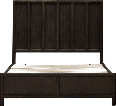 Dorsey Basalt Grey California King Wooden Panel Bed - Ornate Home