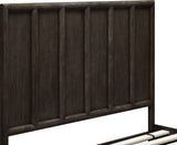 Dorsey Basalt Grey California King Wooden Panel Bed - Ornate Home