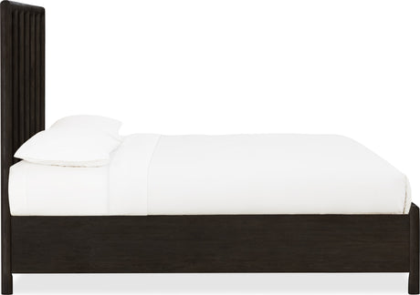 Dorsey Basalt Grey King Wooden Panel Bed - Ornate Home