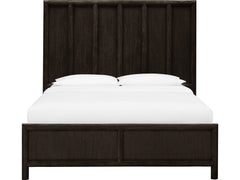 Dorsey Basalt Grey Queen Wooden Panel Bed - Ornate Home
