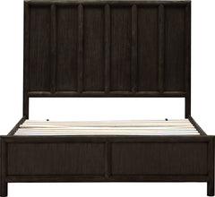 Dorsey Basalt Grey Queen Wooden Panel Bed - Ornate Home