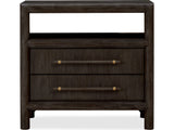 Dorsey Basalt Grey Two Drawer USB - Ornate Home