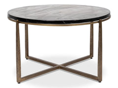 Dorsey Bronze Round Coffee Table - Ornate Home