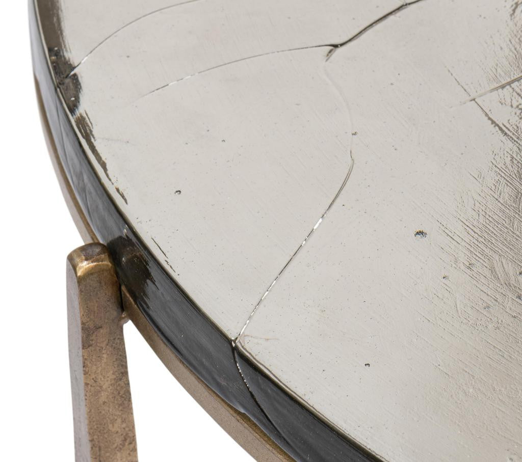 Dorsey Bronze Round Coffee Table - Ornate Home