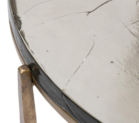 Dorsey Bronze Round Coffee Table - Ornate Home