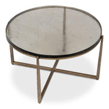 Dorsey Bronze Round Coffee Table - Ornate Home