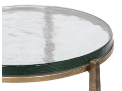 Dorsey Bronze Round Side Table - Ornate Home
