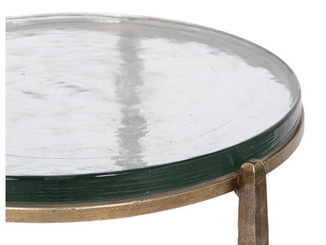 Dorsey Bronze Round Side Table - Ornate Home