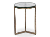 Dorsey Bronze Round Side Table - Ornate Home