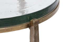 Dorsey Bronze Round Side Table - Ornate Home